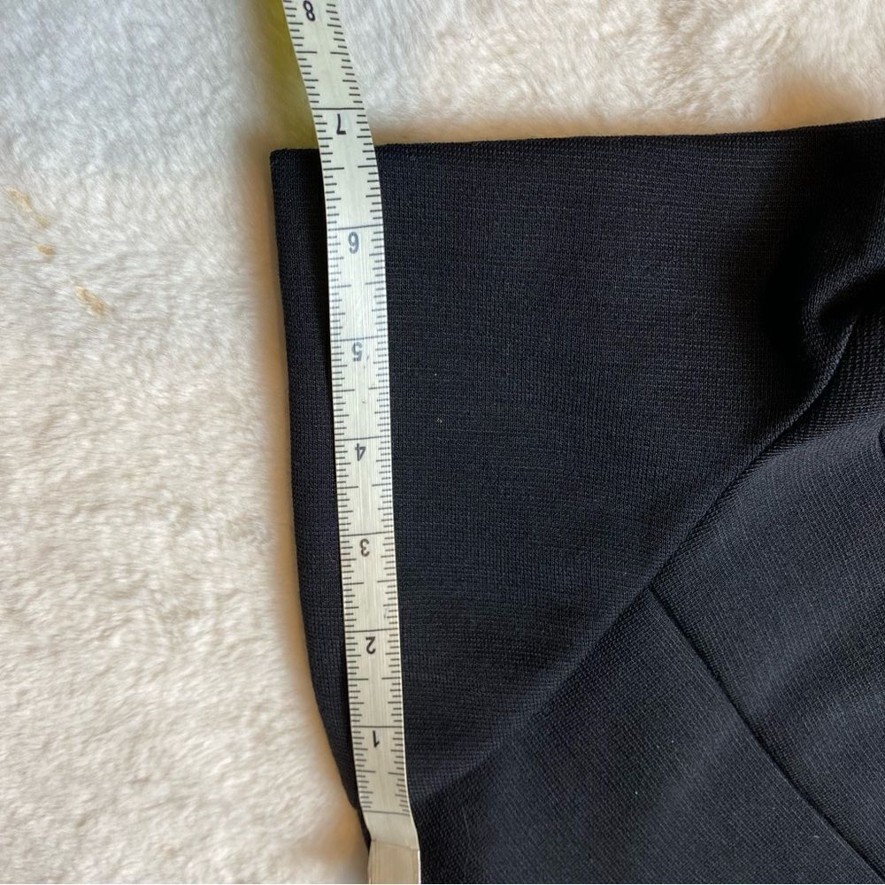 Knits By L'Aiglon Vintage Black Dress Size 12 - Picture 10 of 13